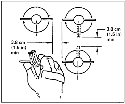 Figure of Minimum Clearance Between Wing Tab Connectors