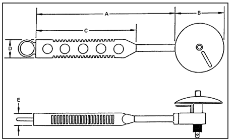 Sketch of EVA Ratchet Wrench 